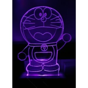 7 Color Changing 3D LED Doraemon Night lamp with Plug for Living Room