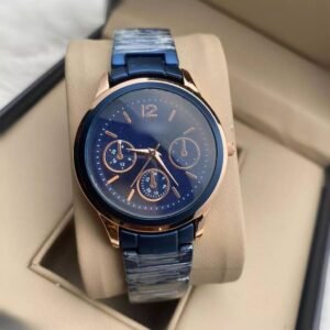 Beautiful Metal Analog Women Watch - Blue