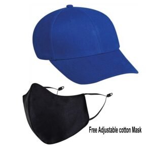 Plain Printed Unisex Cap - Blue (KK-2263538)