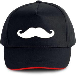Plain Unisex Moustache Cap - Black (KK-2263500)