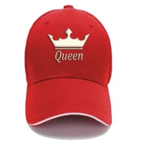 Classy Plain Printed Unisex Cap - Red (KK-2263461)