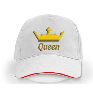 Classy Plain Printed Unisex Cap - White (KK-2263462)