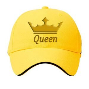 Classy Plain Printed Unisex Cap - Yellow (KK-2263460)