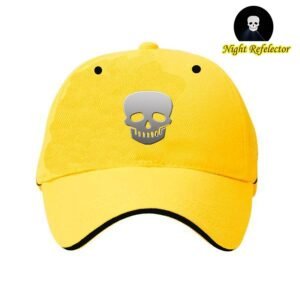 Trendy Night Reflector Skull Cap - Yellow (KK-2263439)