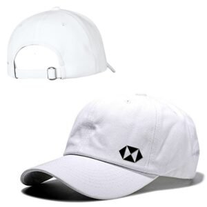 Trendy Printed Cotton Cap - White (KK-2306470)