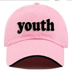 Plain Youth Unisex Cap - Pink (KK-2263764)