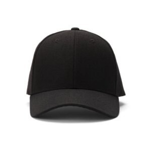 Plain Cotton Baseball Cap - Black (KK-2353294)