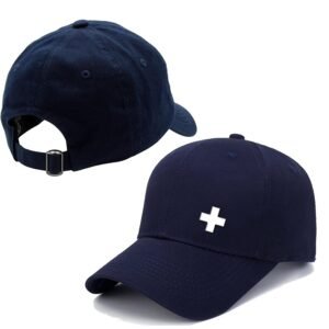 Classic Plain Printed Unisex Cap - Navy Blue (KK-2263557)
