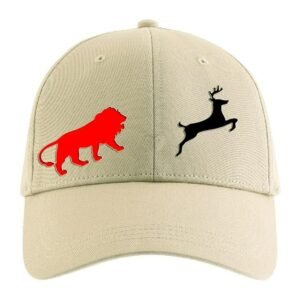 Classy Printed Cotton Cap - Cream (KK-2215809)