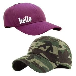 Plain Printed Men Army Cap Combo (KK-2217319)