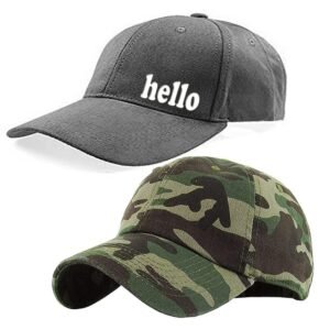 Plain Printed Men Army Cap Combo (KK-2217318)