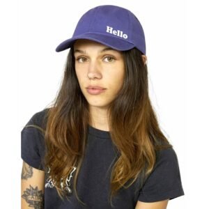 Classy Plain Printed Unisex Cap - Blue (KK-2263429)